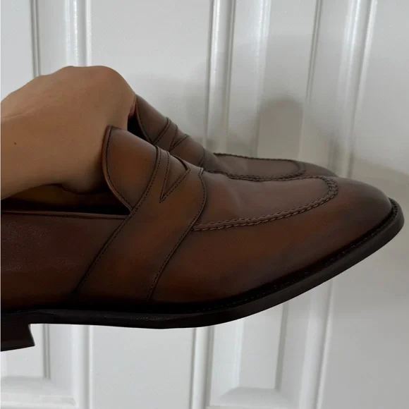 Ralph Lauren Meegan Calfskin Penny Loafer - Picture 5 of 8